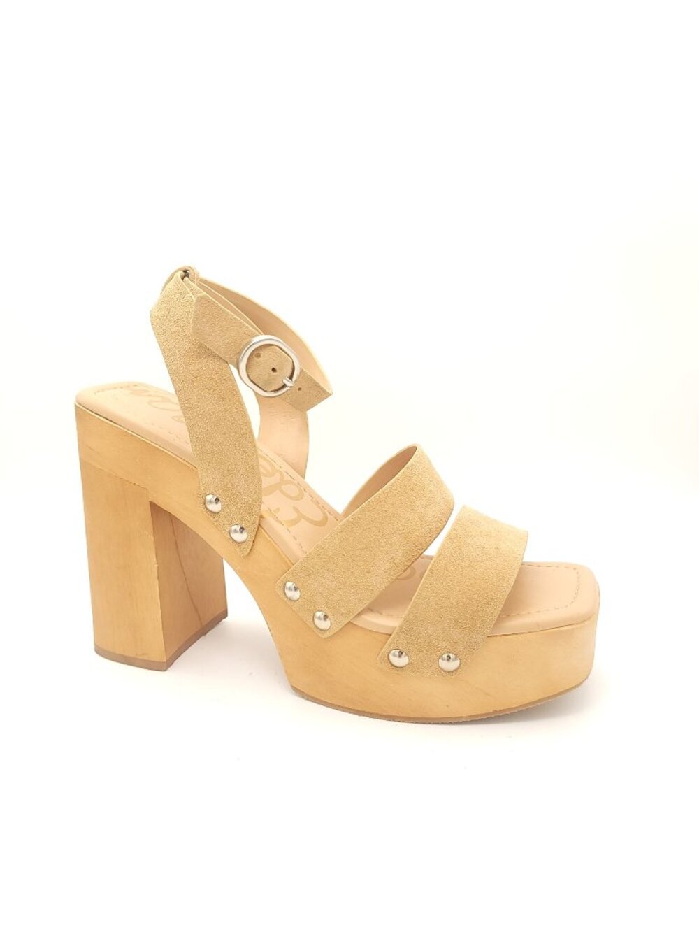 NEW Sam Edelman Rosalind Sandals Beige Suede Boho Chic 90s Retro Women 10.5